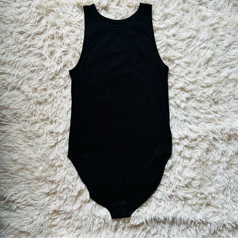 Black Tank Top Bodysuit